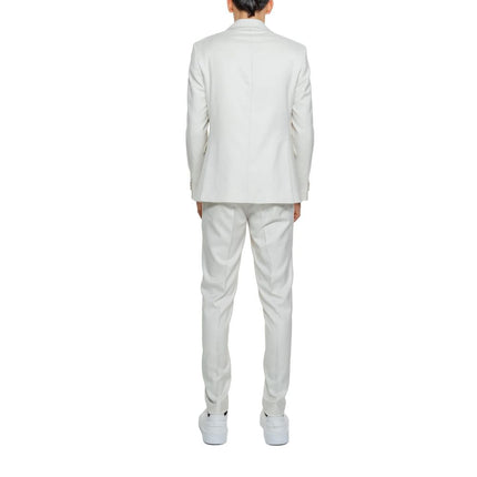 Mulish Beige Polyester Two-Piece Suit