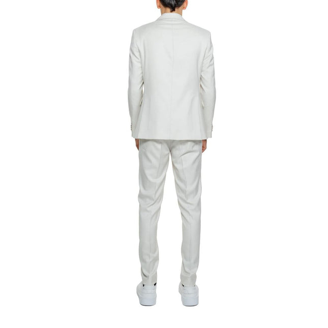 Mulish Beige Polyester Two-Piece Suit