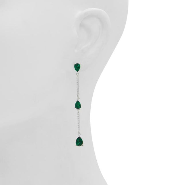 ALDO Green Elastane Earrings