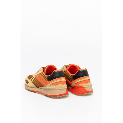 Scotch & Soda Beige Leather Sneakers