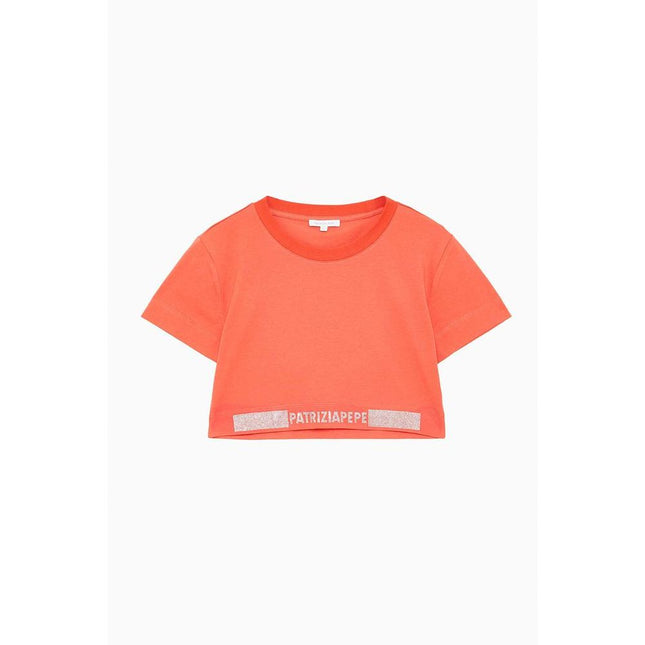 Patrizia Pepe Pink Cotton Tank Tops