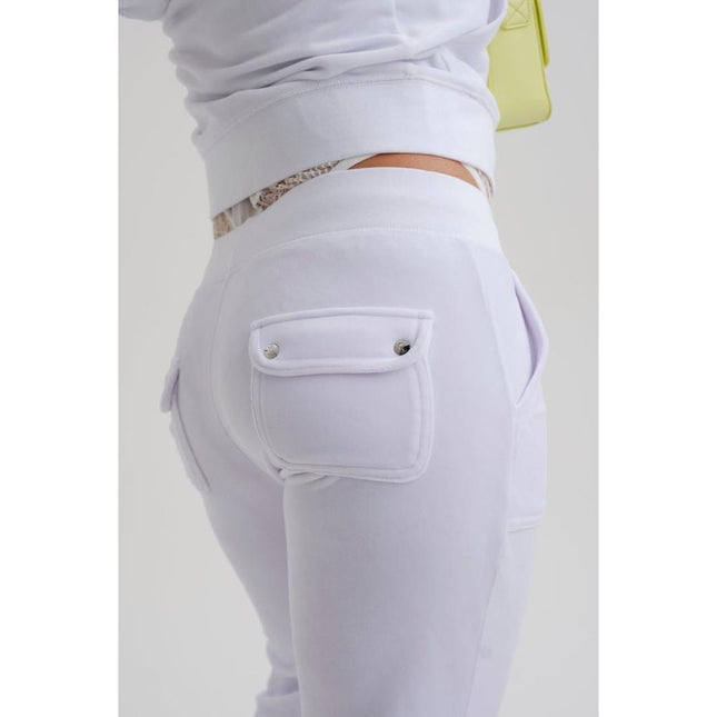 Juicy Couture White Polyester Casual Pants