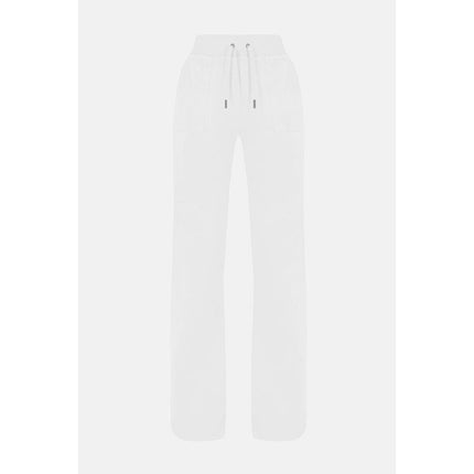 Juicy Couture White Polyester Casual Pants