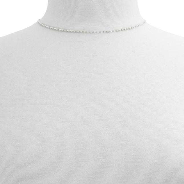ALDO Silver Elastane Necklace