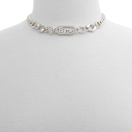 ALDO Silver Elastane Necklace
