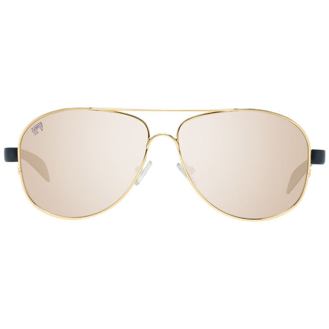 TRY COVER CHANGE Gold Metal Sunglasses