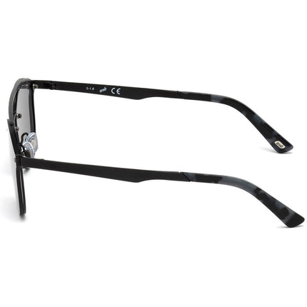 WEB EYEWEAR Black Metal Sunglasses