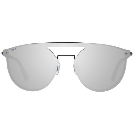 WEB EYEWEAR Black Metal Sunglasses