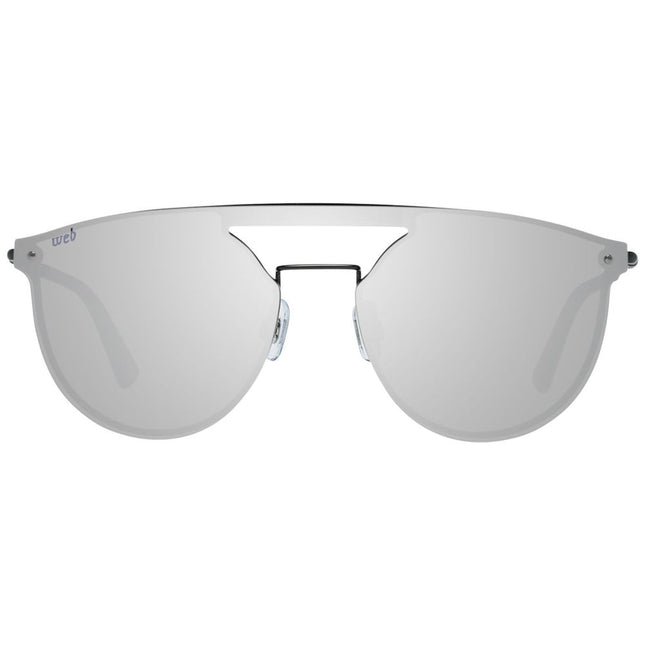 WEB EYEWEAR Black Metal Sunglasses