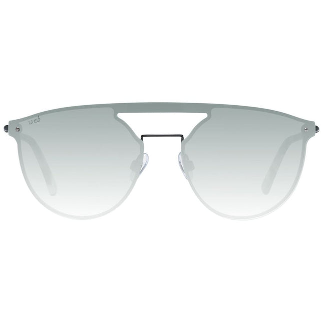 WEB EYEWEAR Black Metal Sunglasses