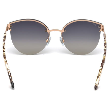 WEB EYEWEAR Pink Metal Sunglasses