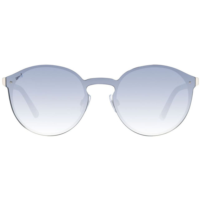WEB EYEWEAR Rose Gold Metal Sunglasses