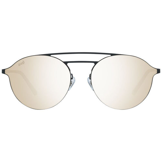 WEB EYEWEAR Black Metal Sunglasses