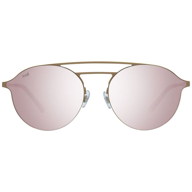WEB EYEWEAR Brown Metal Sunglasses