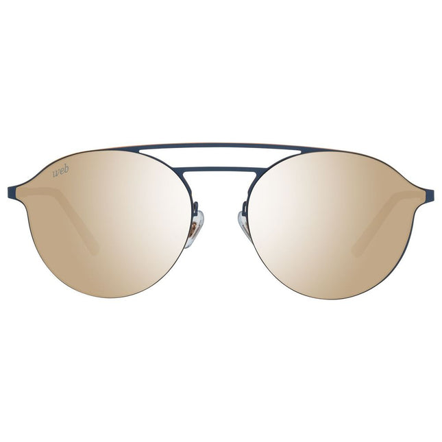WEB EYEWEAR Blue Metal Sunglasses