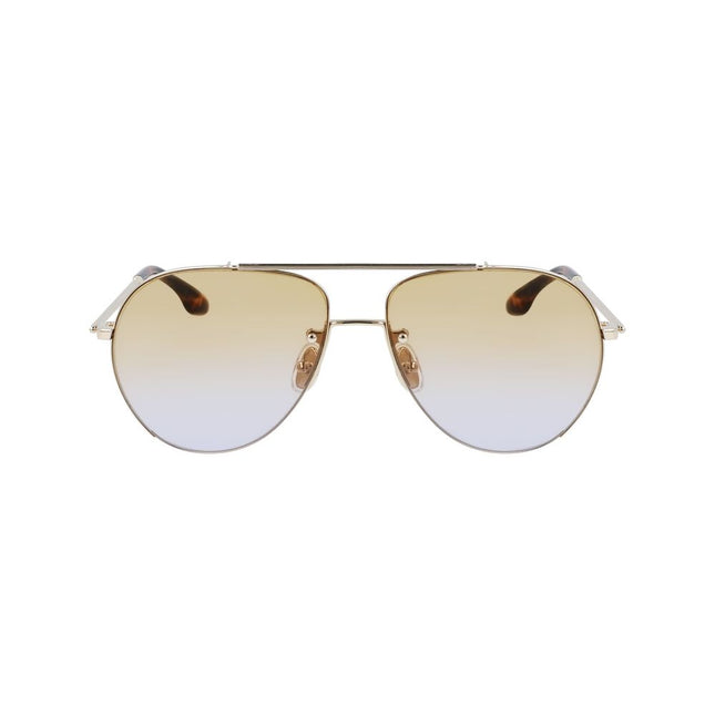Victoria Beckham Gold Metal Sunglasses