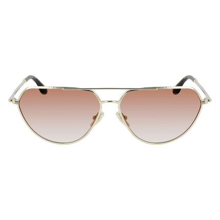 Victoria Beckham Gold Metal Sunglasses