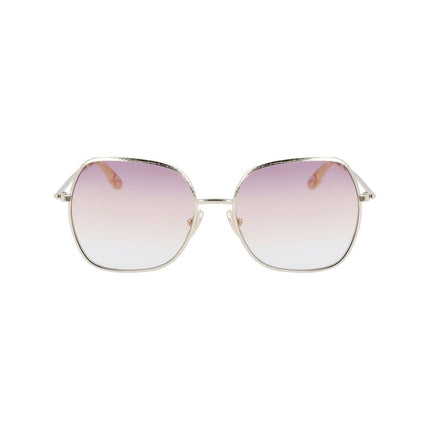 Victoria Beckham Gold Metal Sunglasses