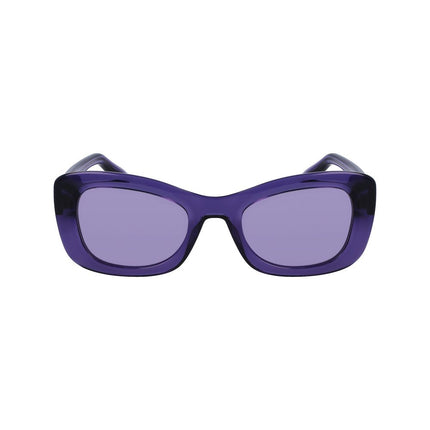 Victoria Beckham Gray Acetate Sunglasses