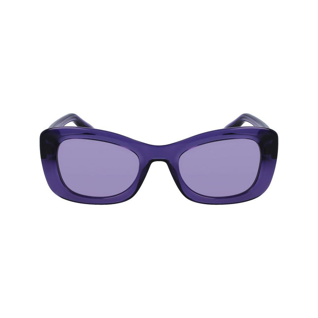 Victoria Beckham Gray Acetate Sunglasses