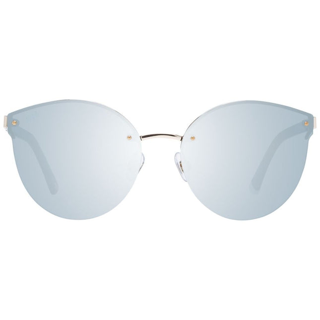 WEB EYEWEAR Gold Metal Sunglasses