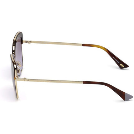 WEB EYEWEAR Gold Metal Sunglasses