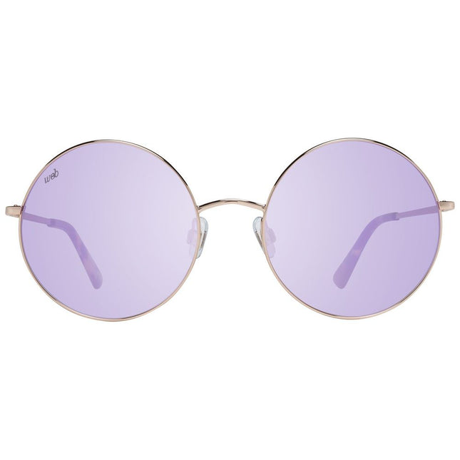WEB EYEWEAR Gold Metal Sunglasses