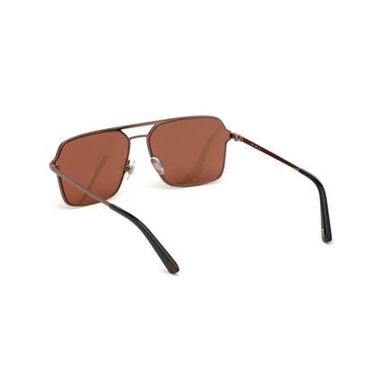 WEB EYEWEAR Gold Metal Sunglasses