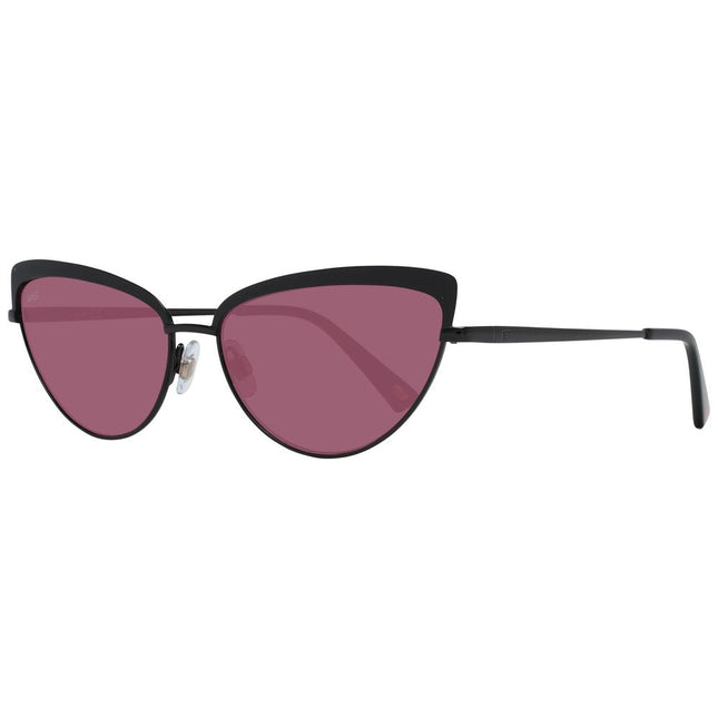 WEB EYEWEAR Black Metal Sunglasses