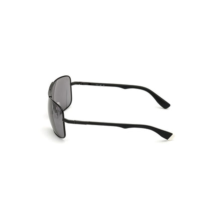 WEB EYEWEAR Black Metal Sunglasses