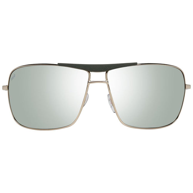 WEB EYEWEAR Gold Metal Sunglasses