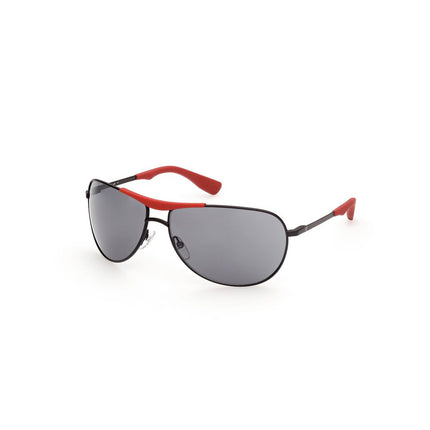 WEB EYEWEAR Black Metal Sunglasses