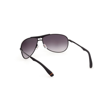 WEB EYEWEAR Black Metal Sunglasses