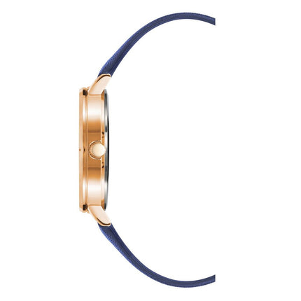 Juicy Couture Blue Plastic Dress Watch