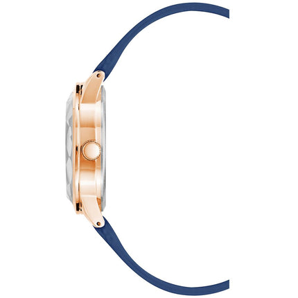 Juicy Couture Blue Plastic Dress Watch