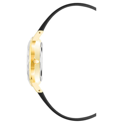 Juicy Couture Black Plastic Dress Watch