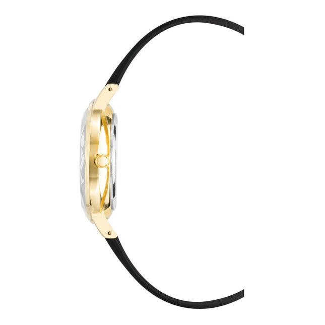 Juicy Couture Black Plastic Dress Watch