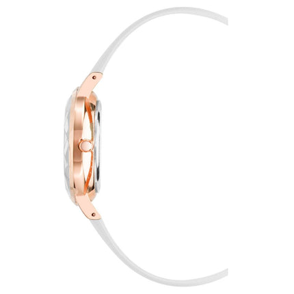 Juicy Couture White Plastic Dress Watch