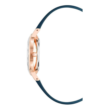 Juicy Couture Blue Plastic Dress Watch