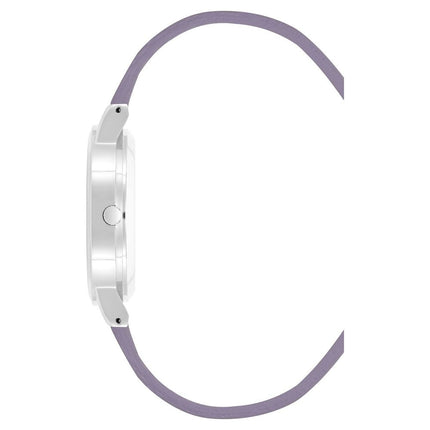 Juicy Couture Purple Plastic Dress Watch
