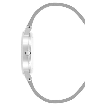 Juicy Couture Silver Plastic Dress Watch