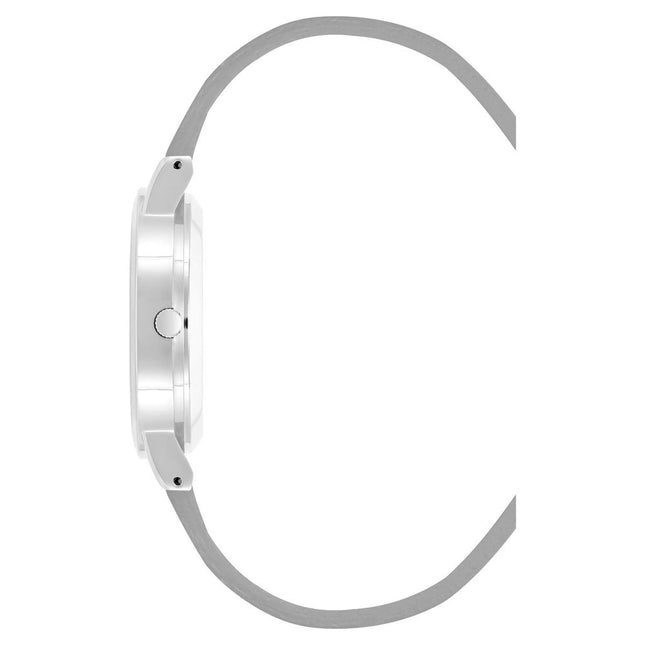 Juicy Couture Silver Plastic Dress Watch