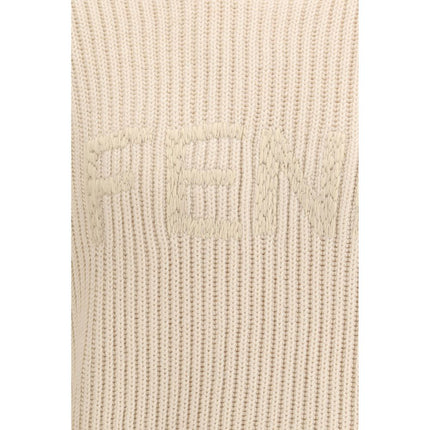 Fendi Beige Wool Oves Aries Sweatshirt