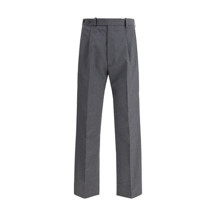 Prada Gray Wool Oves Aries Dress Pants