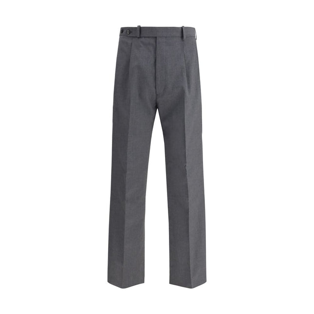 Prada Gray Wool Oves Aries Dress Pants
