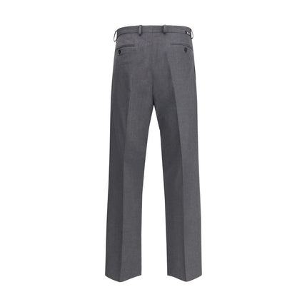 Prada Gray Wool Oves Aries Dress Pants