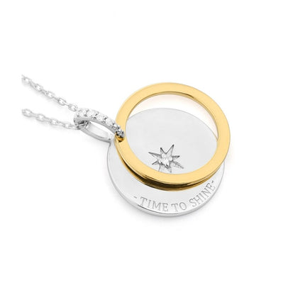 SECRECY Gray Silver Necklace
