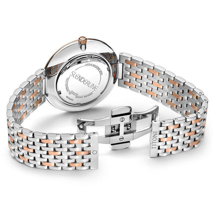 TITONI Gray Stainless Steel Dress Watch