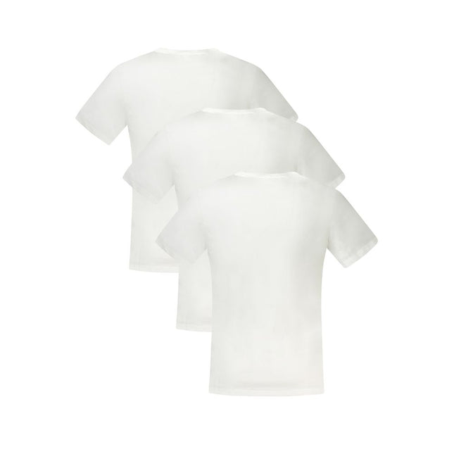 Tommy Hilfiger Bianco Cotton Men T-Shirt