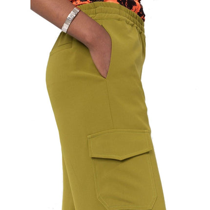 BLANCA VITA Bicolor Elastane Cargo Pants